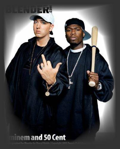 emeneme+50cent=fak yuo mene